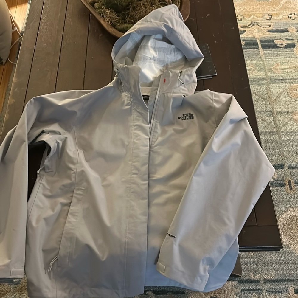 Nearly new- North Face Rain Jacket-unlined.